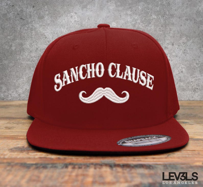 Sancho Clause Embroidered Snapback Baseball Cap