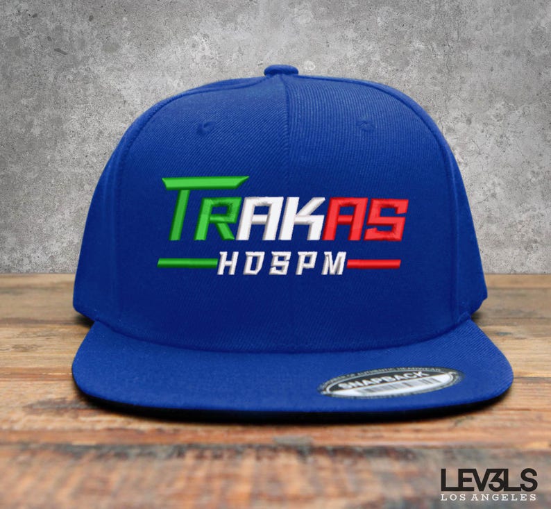 TRAKAS HDSPM Embroidered Snapback Baseball Cap | Sinaloa Jalisco Zacatecas Sonora Viva Mexico