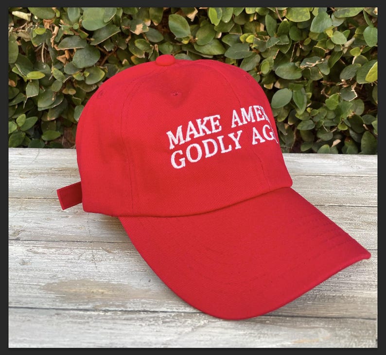 Embroidered 'Make America Godly Again' Baseball Cap - Low Profile Dad Hat