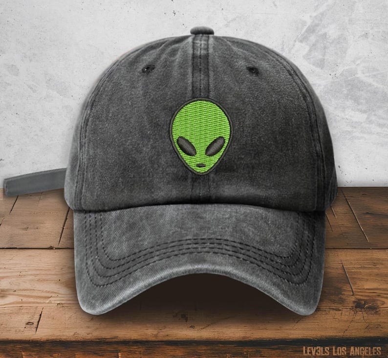 Alien Dad Hat Embroidered Baseball Unisex Cap Alien Head Area 51