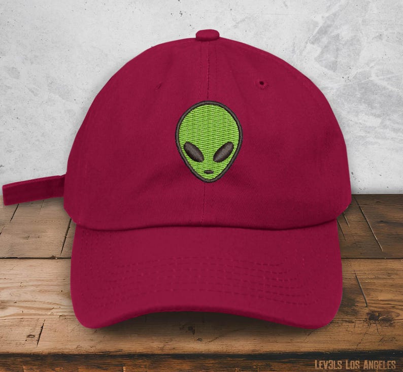 Alien Dad Hat Embroidered Baseball Unisex Cap Alien Head Area 51