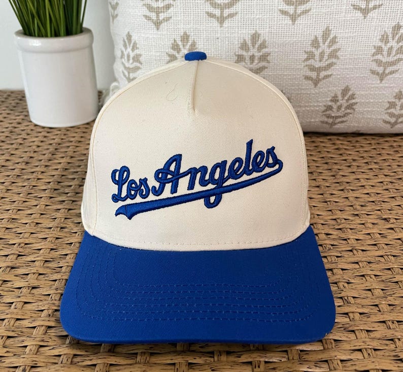 Los Angeles Embroidered Premium Cotton Blend Snapback Baseball Cap | LA Vacation Los Angeles Baseball