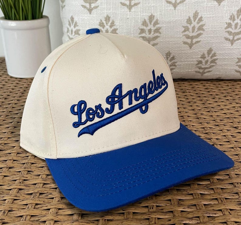 Los Angeles Embroidered Premium Cotton Blend Snapback Baseball Cap | LA Vacation Los Angeles Baseball