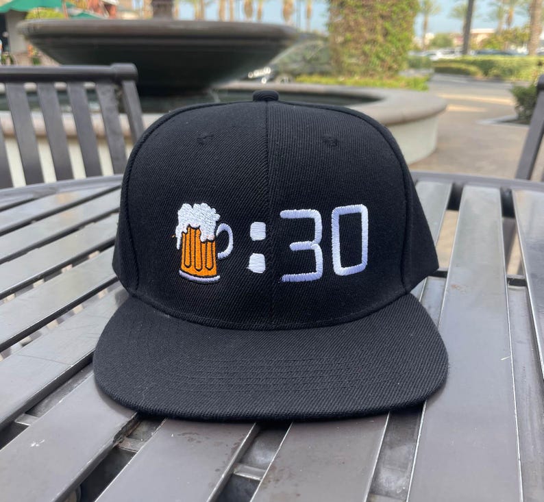 It's Always Beer:30 Somewhere! Beer Mug SnapBack adjustable Cap